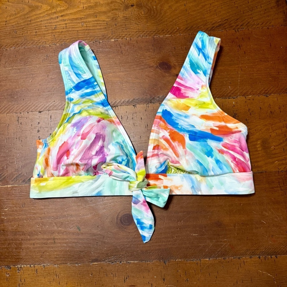 Colorful Abstract Bikini Top